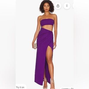 Lovers + Friends Vibrant Purple Dress